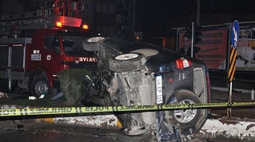 Kahramanmaraş&rsquo;ta Kaza 3 Yaralı