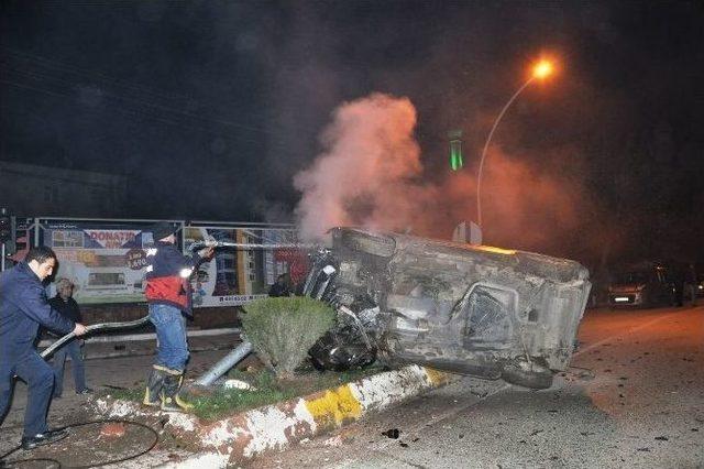 Kahramanmaraş’ta Kaza 3 Yaralı