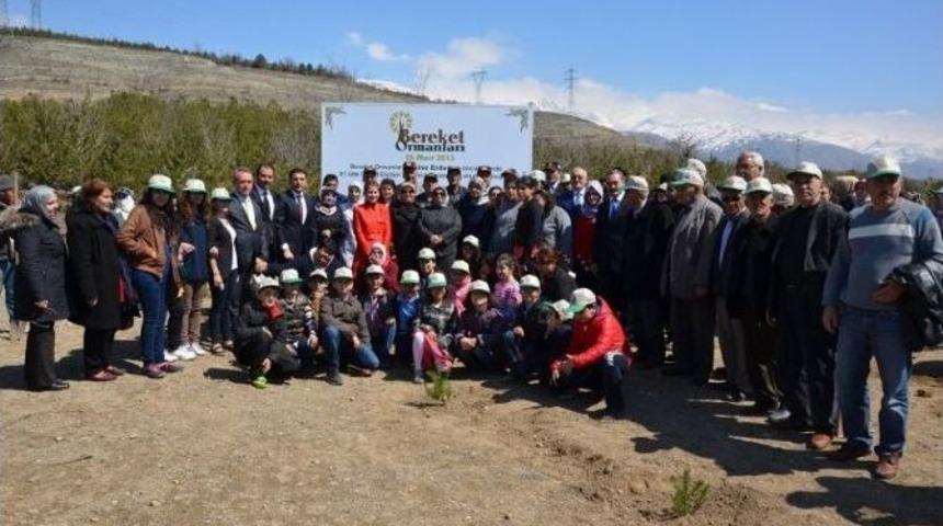 G&ouml;n&uuml;l El&ccedil;ileri Erzincan&rsquo;da &ldquo;bereket Ormanı&rdquo; Oluşturdu
