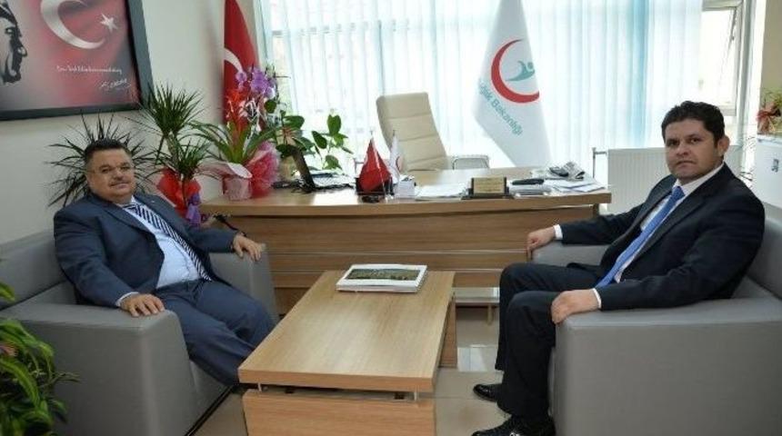 Başkan Yağcı&rsquo;dan Genel Sekreter &Ouml;ztop&rsquo;a Ziyaret