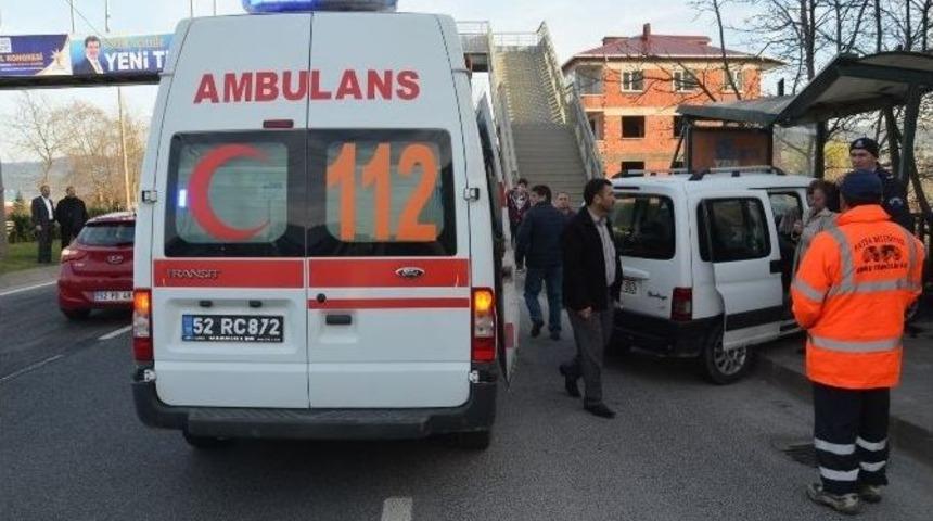 Fatsa&rsquo;da Kaza: 1 Yaralı