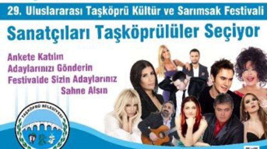Sarımsak Festivali, Sanatçı Anketi Başladı