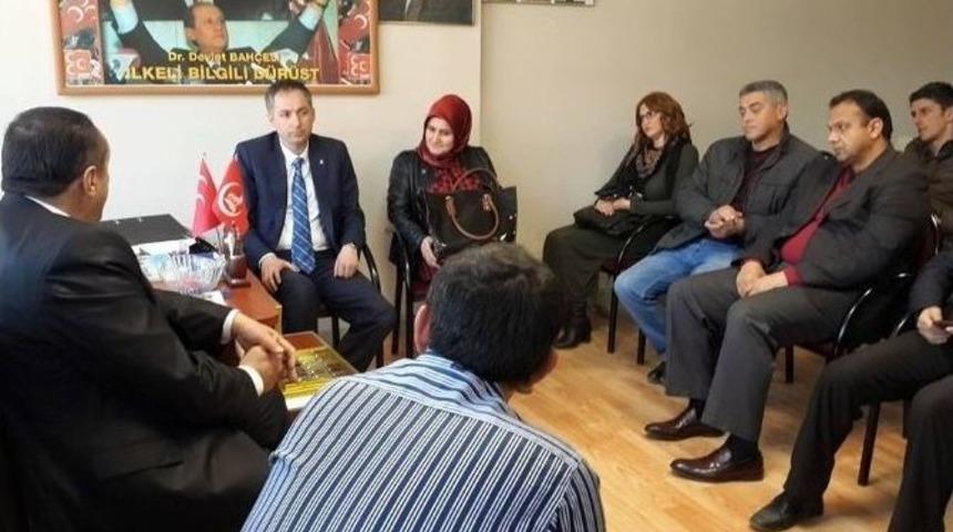 Mhp’li Aday Adayı Yaman Teşkilatları Geziyor Destek İstiyor