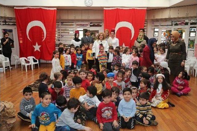 Anaokulu Öğrencileri Çanakkale Deniz Zaferi’ni Ve İstiklal Marşı’nın Kabulü’nü Kutladı