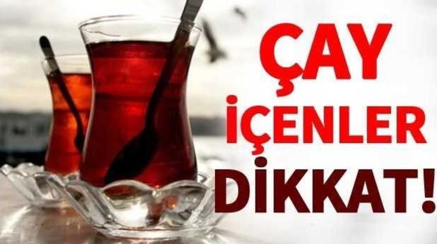 Yemek Yerken &Ccedil;ay İ&ccedil;meyin!
