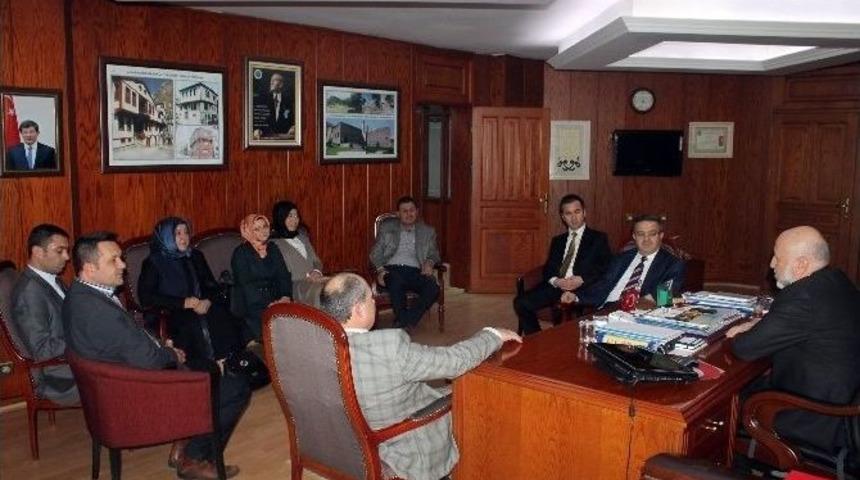 Ak Parti Afyonkarahisar İl Teşkilatından Vali G&uuml;ner Ve Başkan Sel&rsquo;e Ziyaret