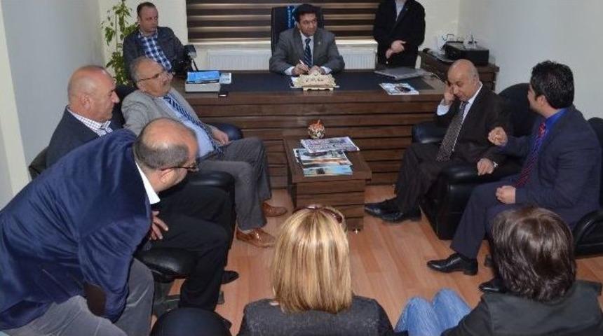 Aksaray İl Emniyet M&uuml;d&uuml;r&uuml; Aslan&rsquo;dan Gazetecilere Ziyaret