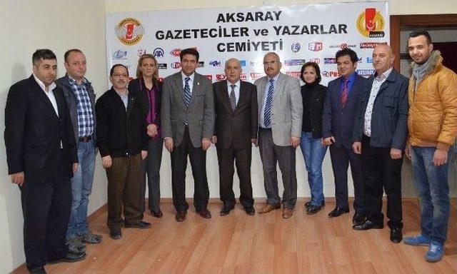 Aksaray İl Emniyet Müdürü Aslan’dan Gazetecilere Ziyaret