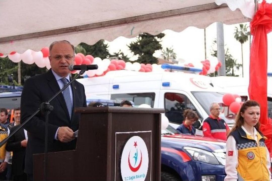 Mersin&rsquo;de 12 Ambulans Daha Can Kurtaracak