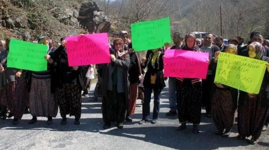 K&ouml;yl&uuml;lerin Istemediği Taş Ocağı I&ccedil;in Durdurma Kararı