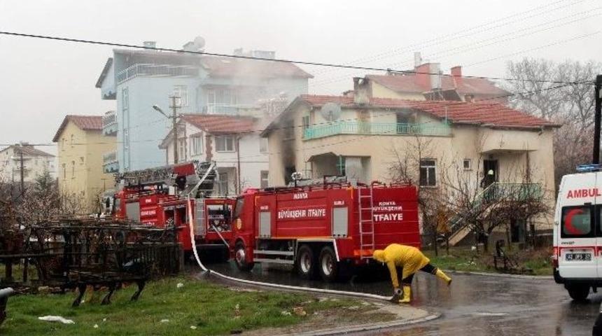 Beyşehir’de Korkutan Yangın