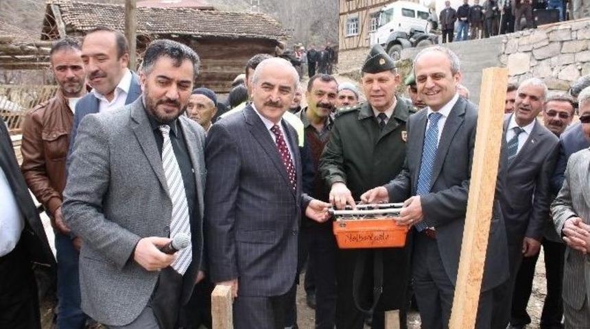 Tosya Karabey Köyüne Kur’an Kursu Temeli Atıldı