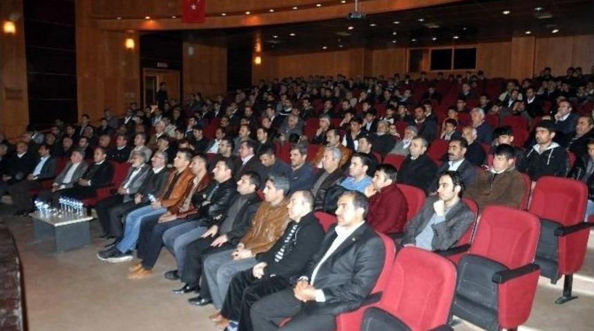 Kahta&rsquo;da &lsquo;&uuml;&ccedil; Tarz-ı Siyaset Ve &Uuml;mmet&rsquo; Konulu Konferans