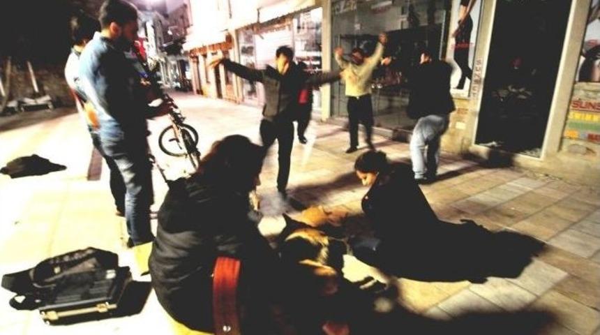 Sokak Sanatçılarıyla Coşuyorlar