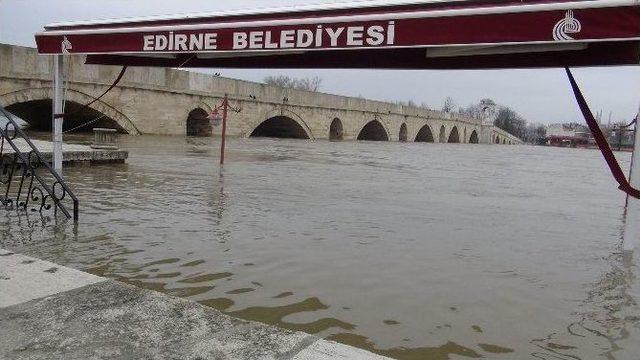 Edirne’de Nehir Debileri Yükselişe Geçti