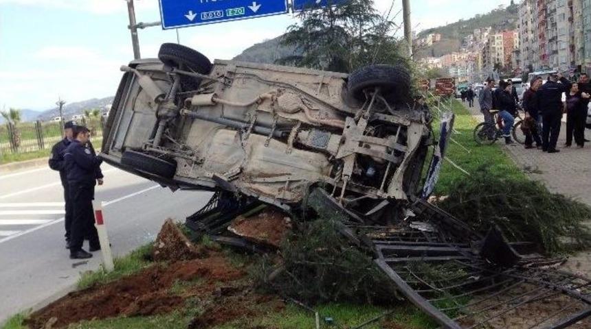 Giresun&rsquo;da Trafik Kazası: 1 Yaralı