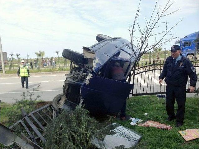 Giresun’da Trafik Kazası: 1 Yaralı