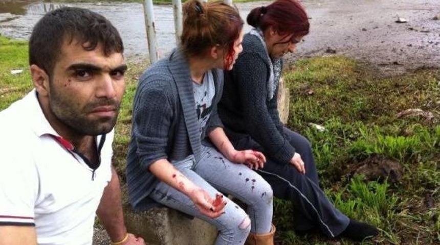 İş&ccedil;ileri Taşıyan Minib&uuml;s Takla Attı: 7 Yaralı