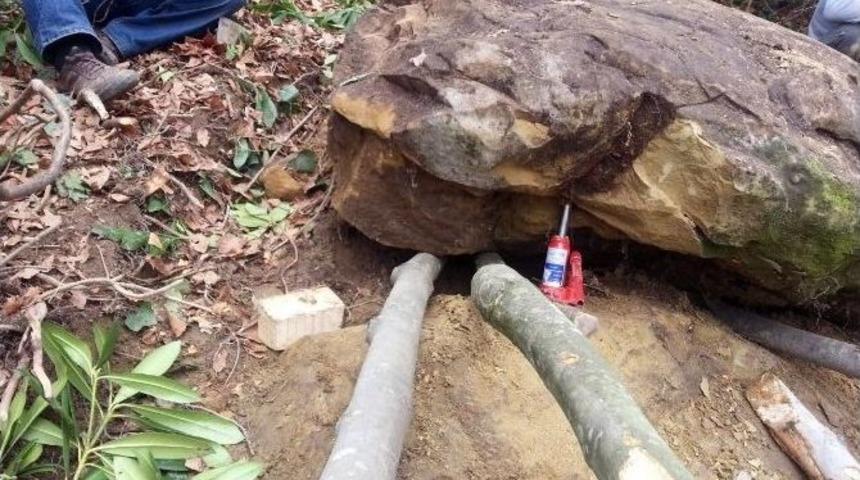 İstanbul&rsquo;dan D&uuml;zce&rsquo;ye Define Aramaya Geldiler