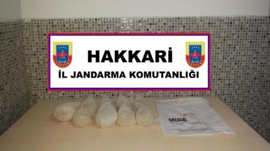 Y&uuml;ksekova'da 5 Kilo Eroin Ele Ge&ccedil;irildi