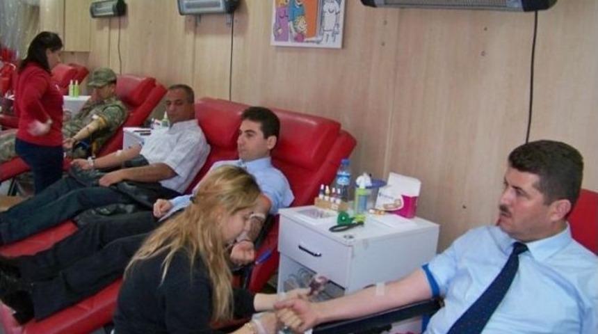 Hassa&rsquo;da Kızılaydan Kan Bağışı Kampanyası