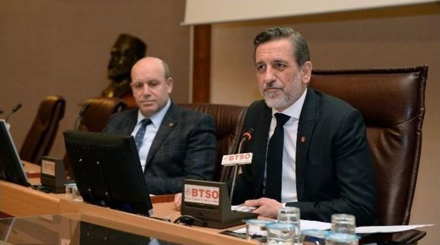 Btso Y&ouml;netim Kurulu Başkanı Burkay: