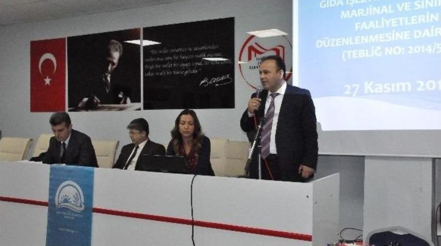 Kasap Ve Et &Uuml;reticilerine Bilgilendirme Toplantısı