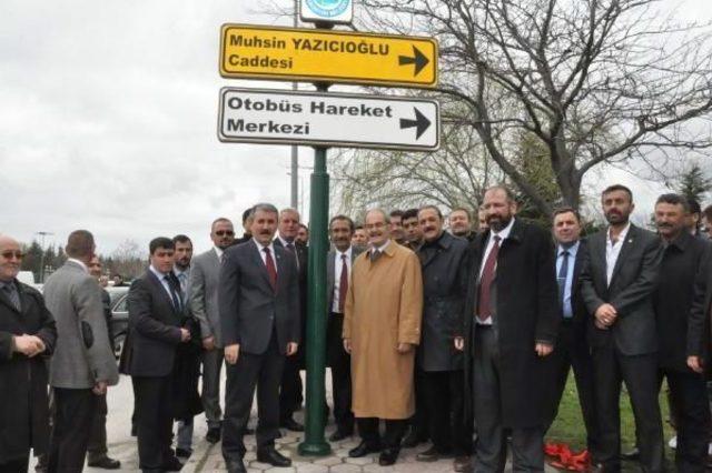 Destici Ile Büyükerşen, Muhsin Yazıcıoğlu Caddesi'nin Açılışını Yaptı