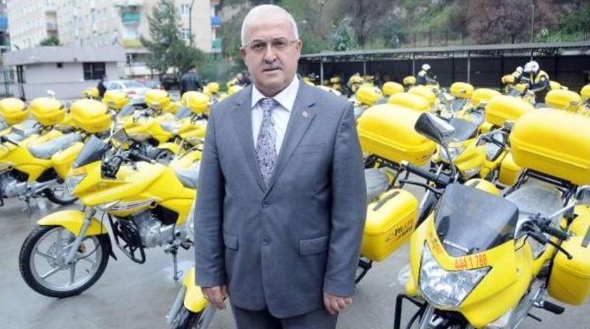 Samsun Ptt'ye 41 Yeni Motosiklet