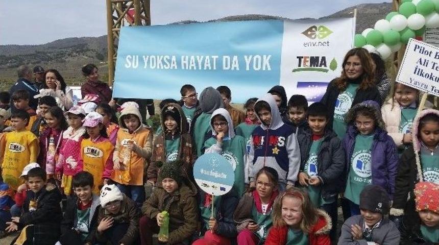 Eko-okullar Ve Tema&rsquo;dan Doğaya 3 Bin Fidan