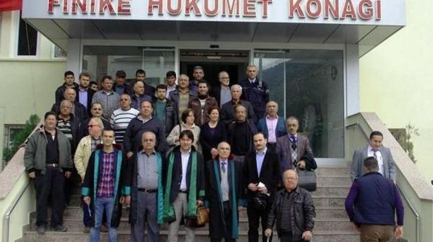 Finike'de K&ouml;yl&uuml;ler Mermer Ocağı Davasına M&uuml;dahil Oldu