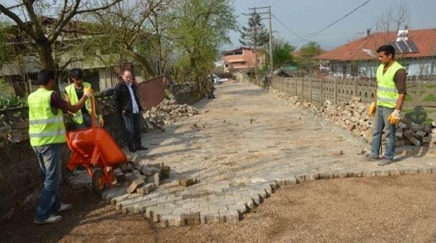 Nusretiye&rsquo;de Yol D&uuml;zenleme &Ccedil;alışması