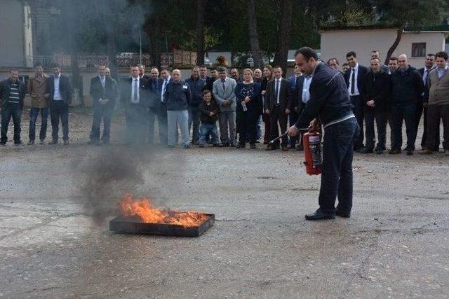 Yunusemre’de Yagın Tatbikat Yapıldı