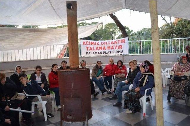 Vekillerden Dalaman’daki Koy Eylemine Destek