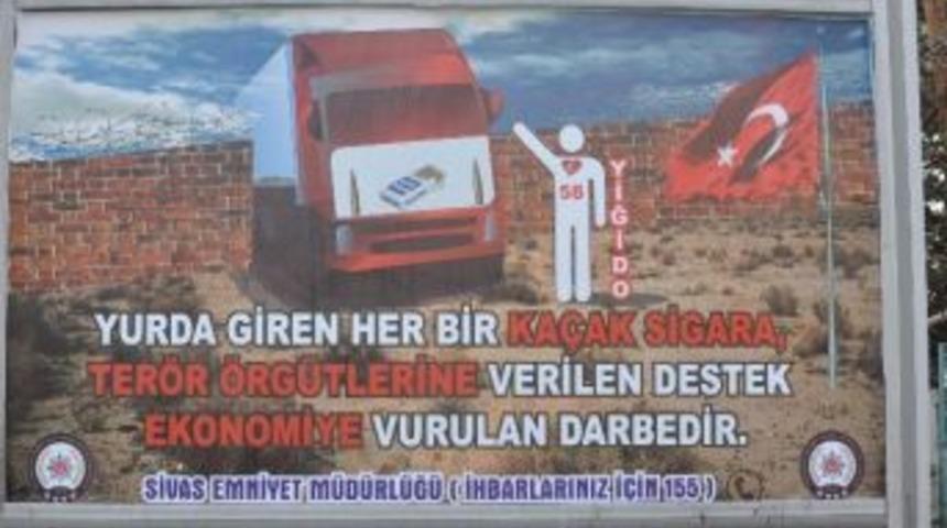 Sivas Emniyeti&rsquo;nden Ka&ccedil;ak Sigara Uyarısı