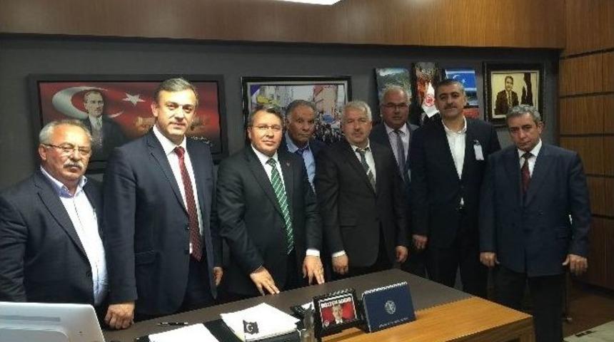 Sulama Birlikleri&rsquo;nden Milletvekili &Uuml;st&uuml;n&rsquo;e Ziyaret