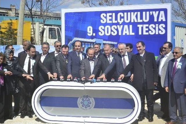 Selçuklu’da Anadolu Sanayi Sosyal Tesisi Temeli Atıldı