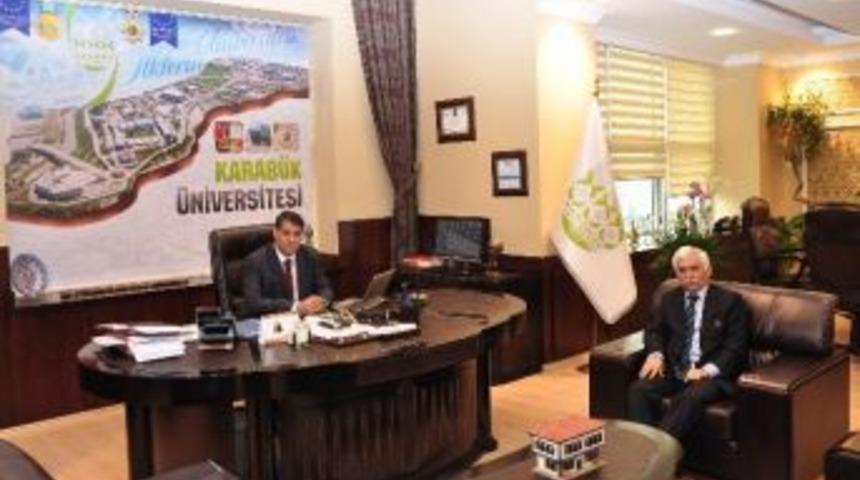 Vali Alimoğlu&rsquo;ndan Rekt&ouml;r Polat&rsquo;a Hayırlı Olsun Ziyareti