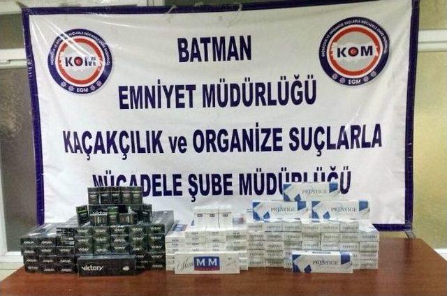 Batman&rsquo;da 20 Bin 294 Paket Ka&ccedil;ak Sigara Ele Ge&ccedil;irildi 2