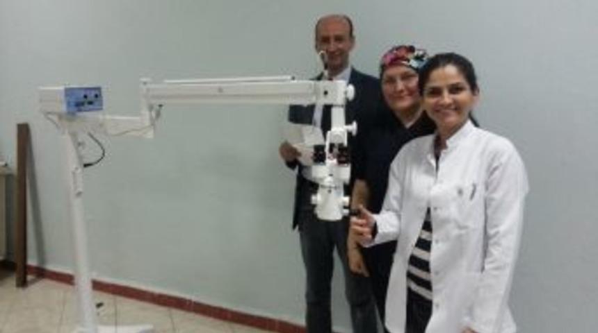 Biga Devlet Hastanesine Ameliyat Mikroskobu Alındı