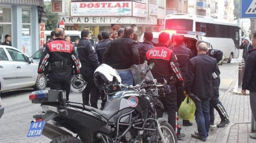 Aydın&rsquo;da G&ouml;r&uuml;nmez Kaza Kavgası