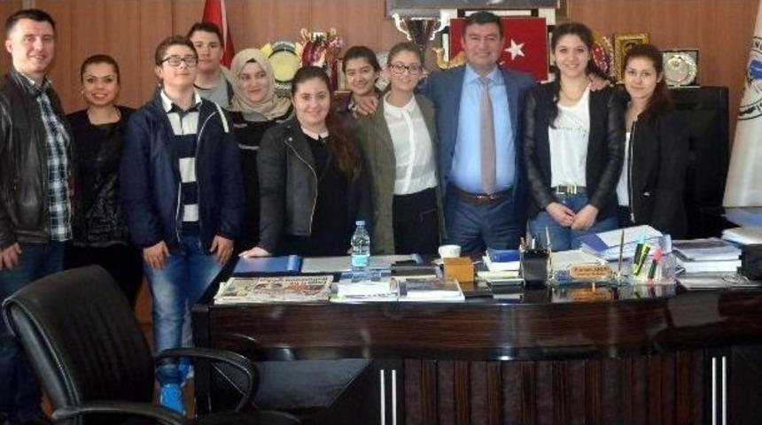 Gurbet&ccedil;i &Ouml;ğrencilerden Germencik Belediyesi&rsquo;ne Ziyaret