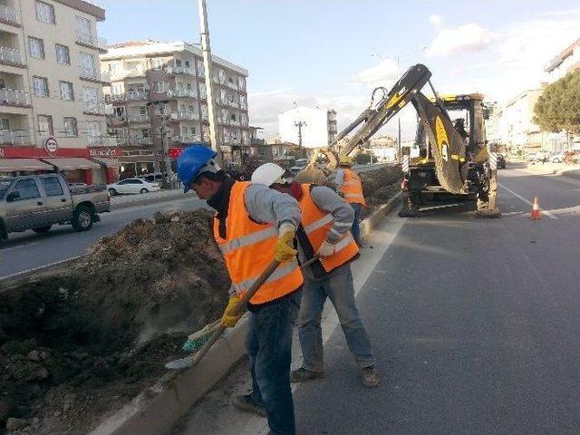 Bursa-izmir Kara Yolunda Aydınlatma Çalışmaları