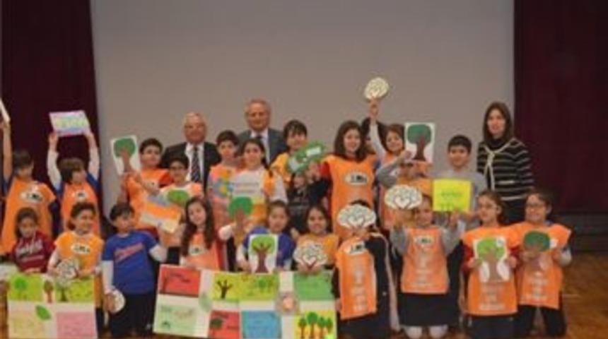 Minik &Ouml;ğrencilere "yeşil Yaprak" &Ouml;d&uuml;l&uuml;