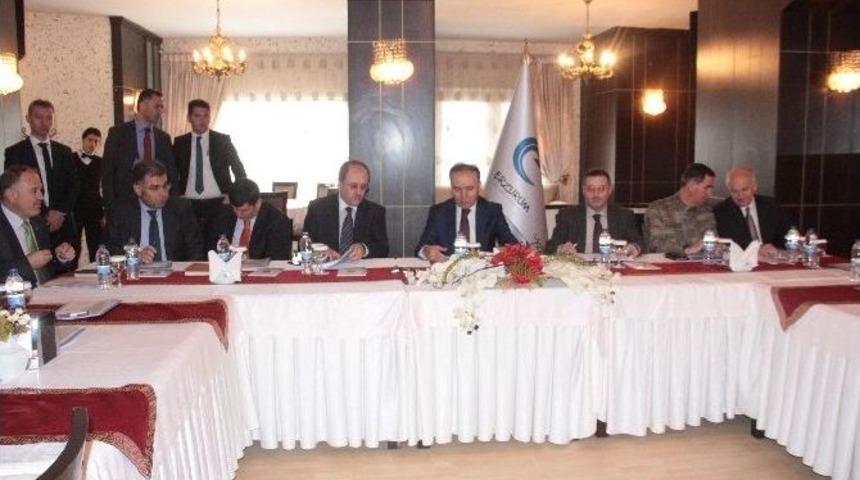 Erzurum&rsquo;da &ldquo;se&ccedil;im G&uuml;venlik Toplantısı&rdquo; Yapıldı