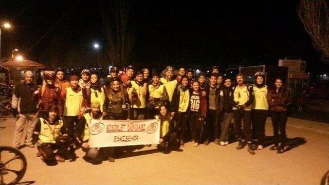 Eskişehir’de Yaz Aylarının Akşamlarının Vazgeçilmezi Bisiklet Turları Başladı