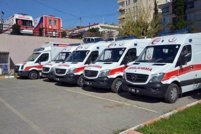 Yeni Ambulans Yandı, Diğerleri De Hizmetten Çekildi