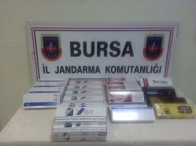 Jandarmadan Kaçak Sigara Ve İçki Operasyonu