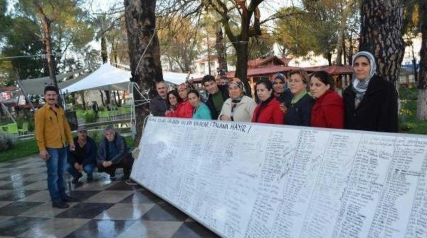 G&ouml;cek Koyları I&ccedil;in &Ccedil;adır Direnişi