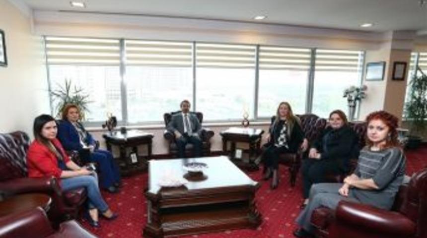 Edirne Kadın Girişimciler Kurulundan Rekt&ouml;r Y&ouml;r&uuml;k&rsquo;e Ziyaret